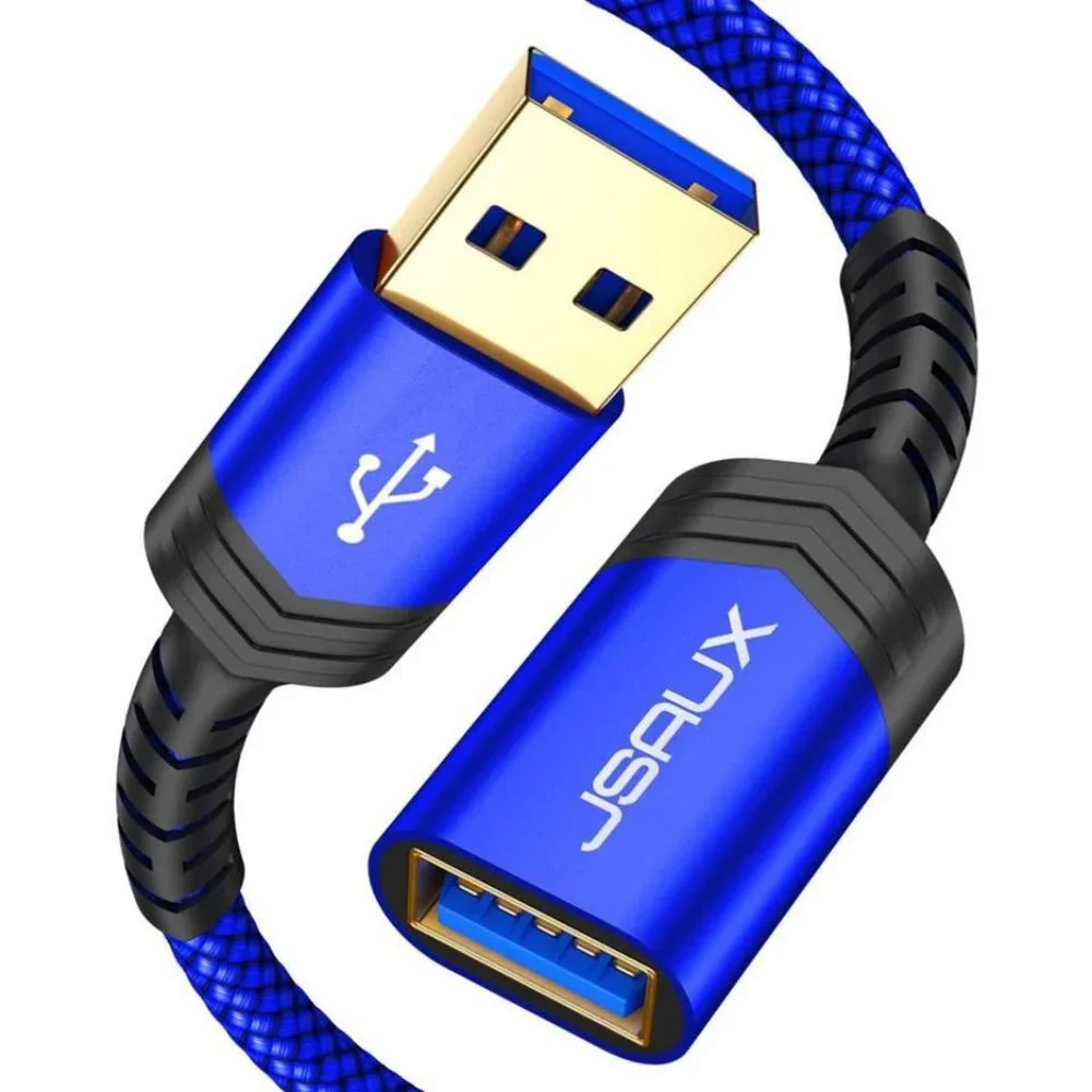 JSAUX USB 3.0 Extension Cable, (10FT) USB A Male to USB A Female Extension